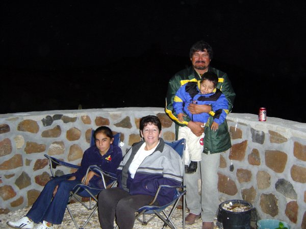 Noelle, Rosa, Francisco, and Isidro